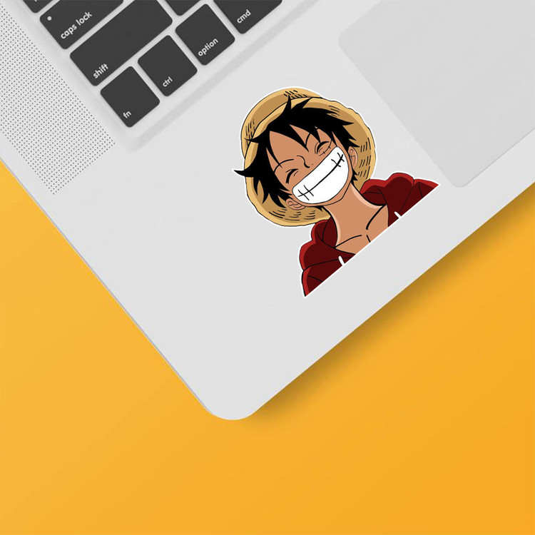 استیکر لپ تاپ و موبایل بووم طرح Anime One Piece مدل Luffy کد TRS123