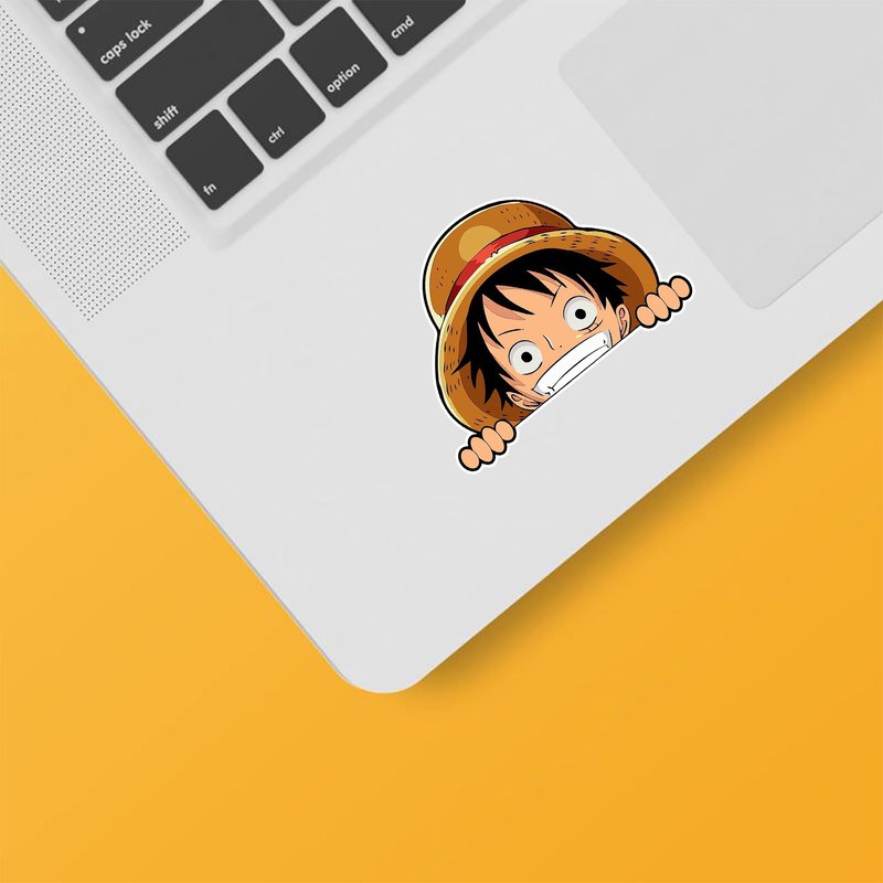 استیکر لپ تاپ و موبایل بووم طرح Anime One Piece مدل Luffy کد TR121