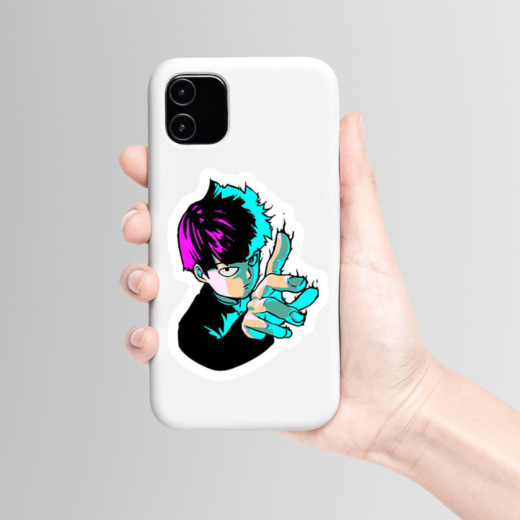 استیکر لپ تاپ و موبایل بووم طرح Anime Mob Psyco 100 مدل Kageyama کد TR110