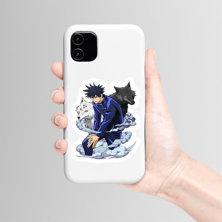 استیکر لپ تاپ و موبایل بووم طرح Anime Jujutsu Kaisen مدل Megumi Chan کد TR106