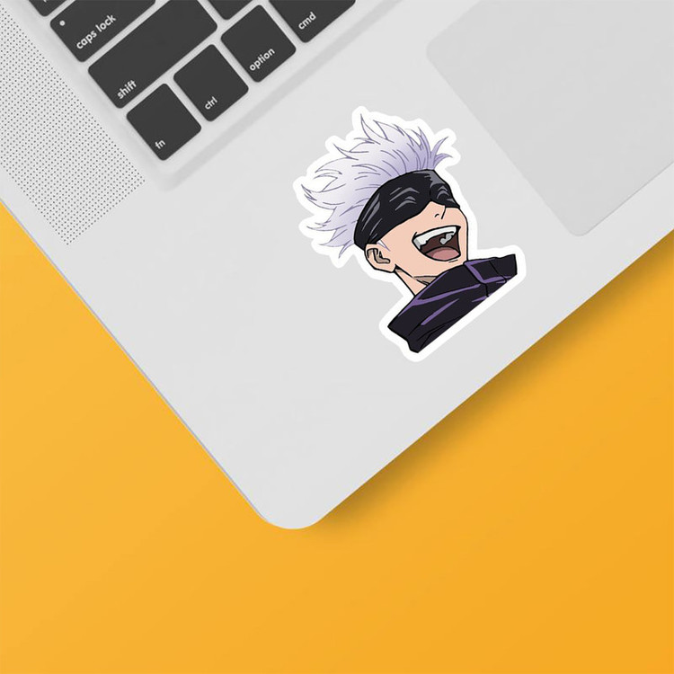 استیکر لپ تاپ و موبایل بووم طرح Anime Jujutsu Kaisen مدل Gojo Khandun کد TR105