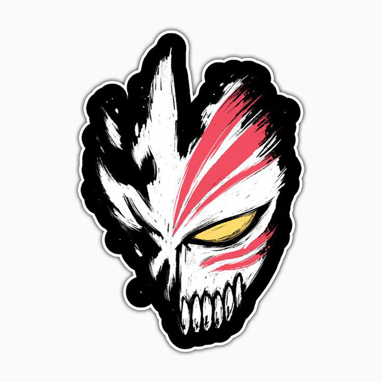 استیکر لپ تاپ و موبایل بووم طرح Anime Bleach مدل Mask کد TR07