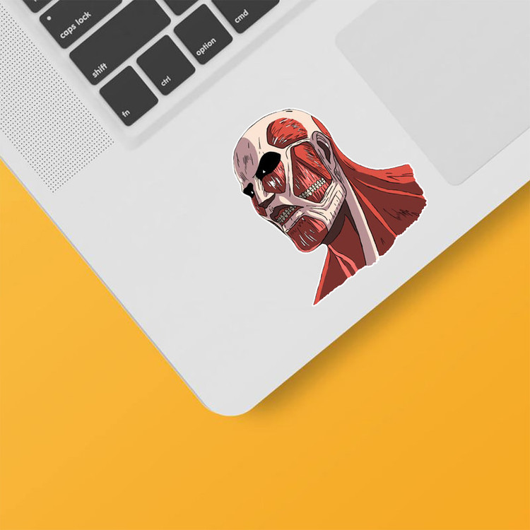 استیکر لپ تاپ و موبایل بووم طرح Anime Attack On Titan کد TR03