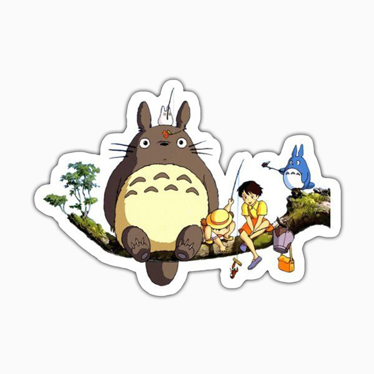 استیکر لپ تاپ و موبایل بووم طرح Totoro کد PS48