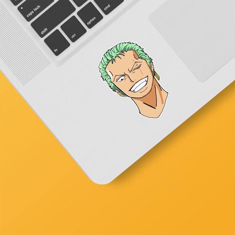 استیکر لپ تاپ و موبایل بووم طرح Anime One Piece مدل Zoro کد PS37