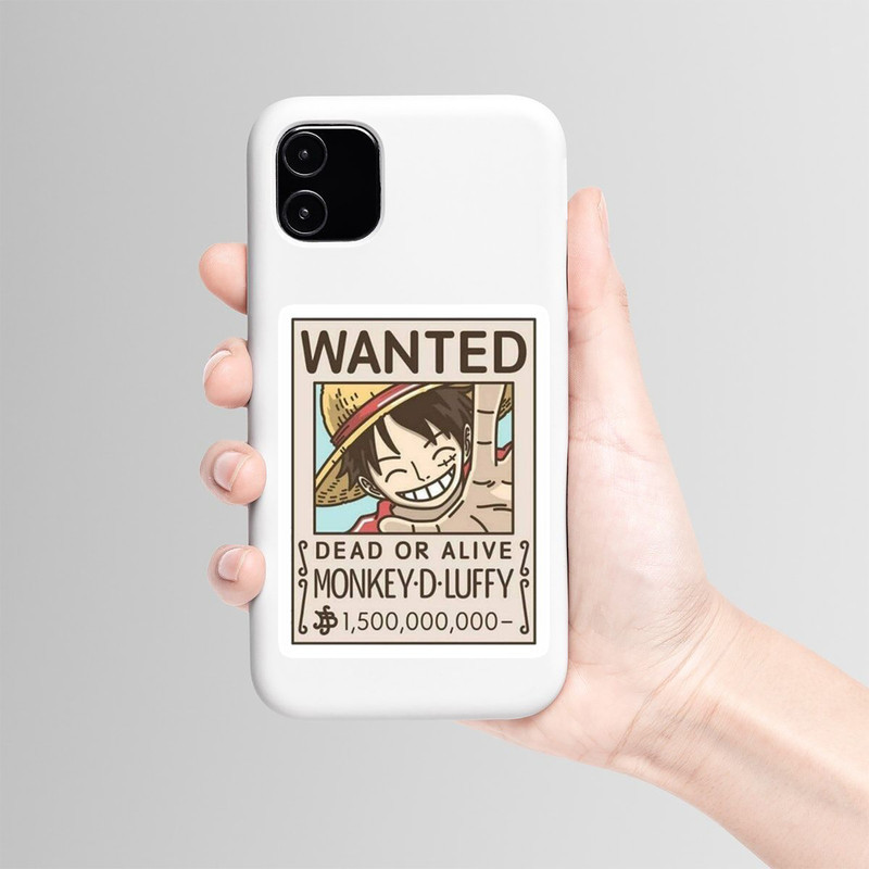 استیکر لپ تاپ و موبایل بووم طرح Anime One Piece مدل Luffy Wanted کد PS9