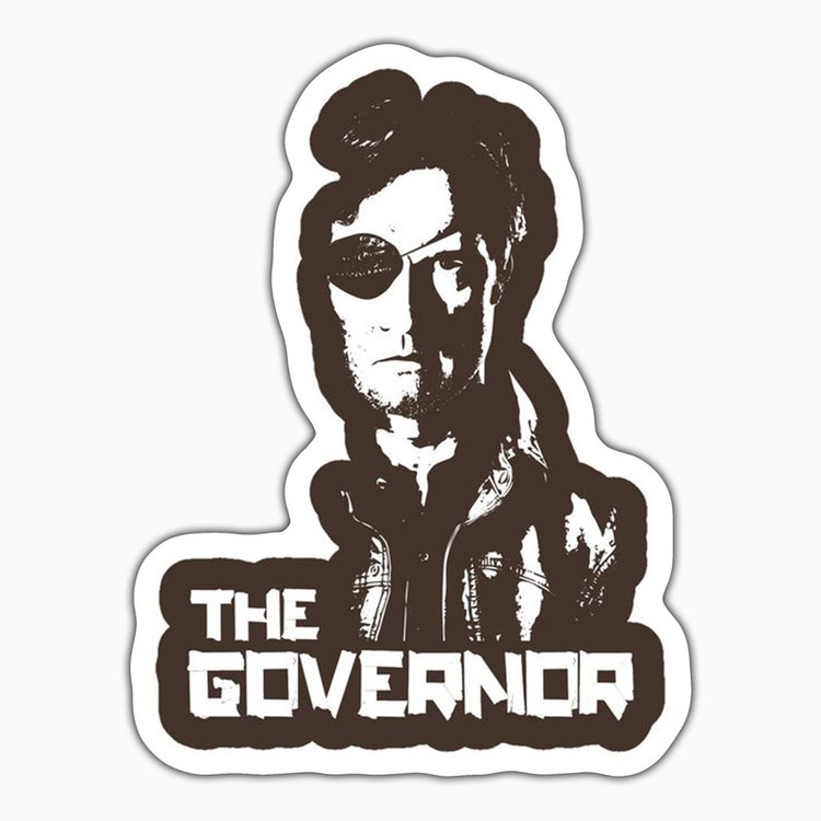 استیکر لپ تاپ و موبایل بووم طرح سریال Walkind Dead مدل The Governer کد FR97