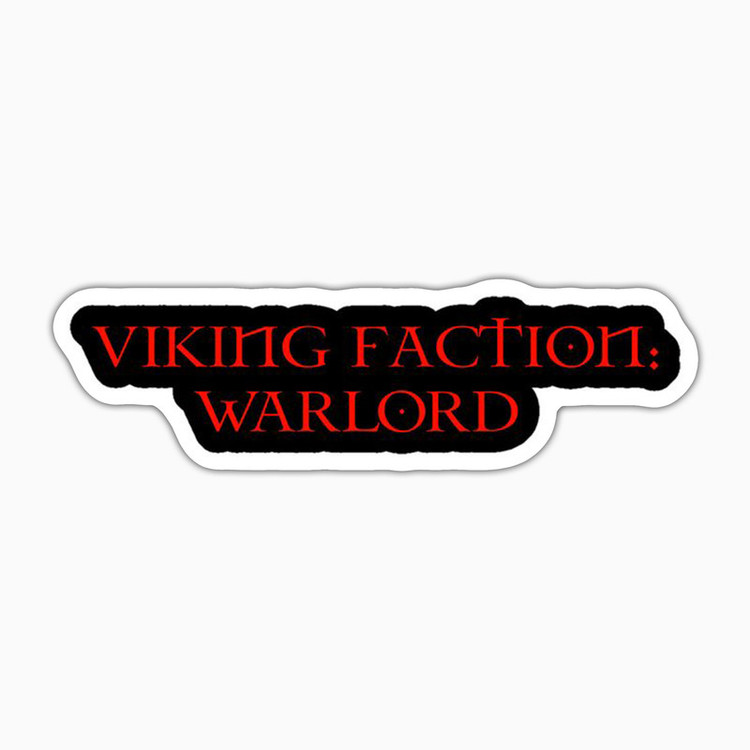 استیکر لپ تاپ و موبایل بووم طرح سریال Vikings مدل War Lord کد LB42