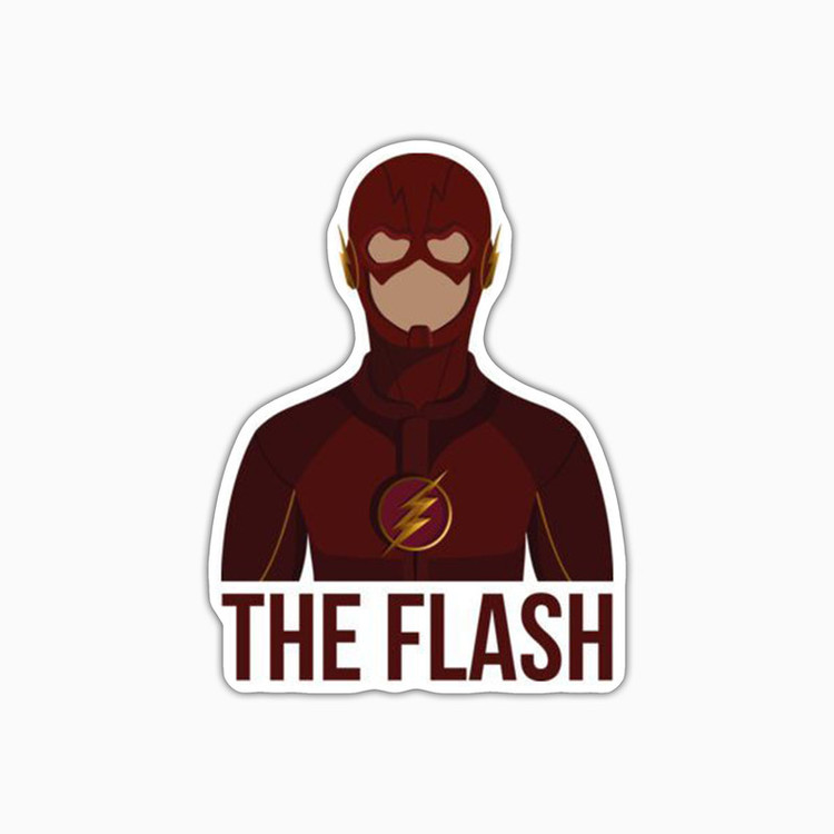استیکر لپ تاپ و موبایل بووم طرح سریال The Flash کد LB43