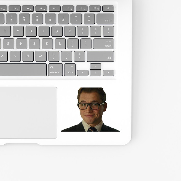 استیکر لپ تاپ و موبایل بووم طرح Taron Egerton کد LB3
