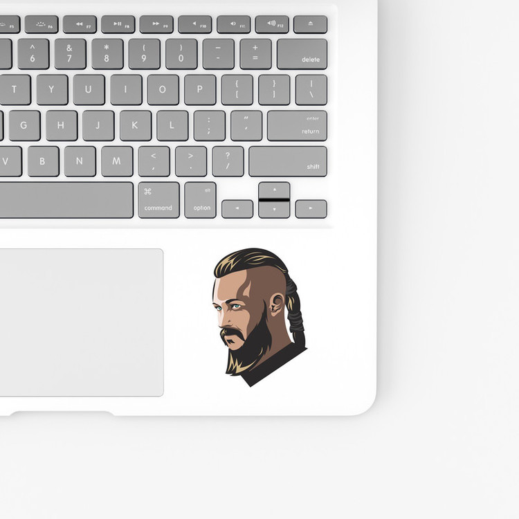 استیکر لپ تاپ و موبایل بووم طرح Ragnar Lothbrok مدل R2 کد LB16
