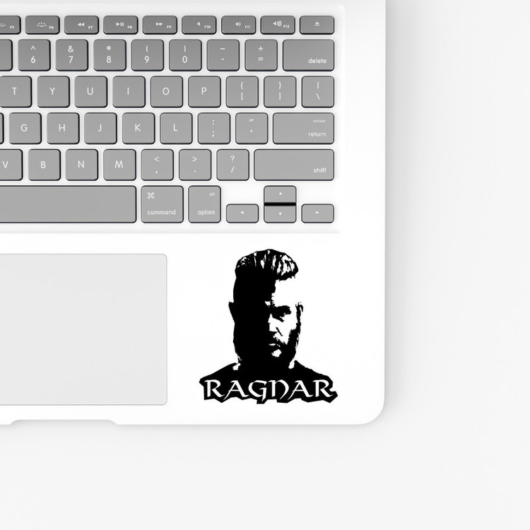 استیکر لپ تاپ و موبایل بووم طرح Ragnar Lothbrok مدل Black2 کد LB19