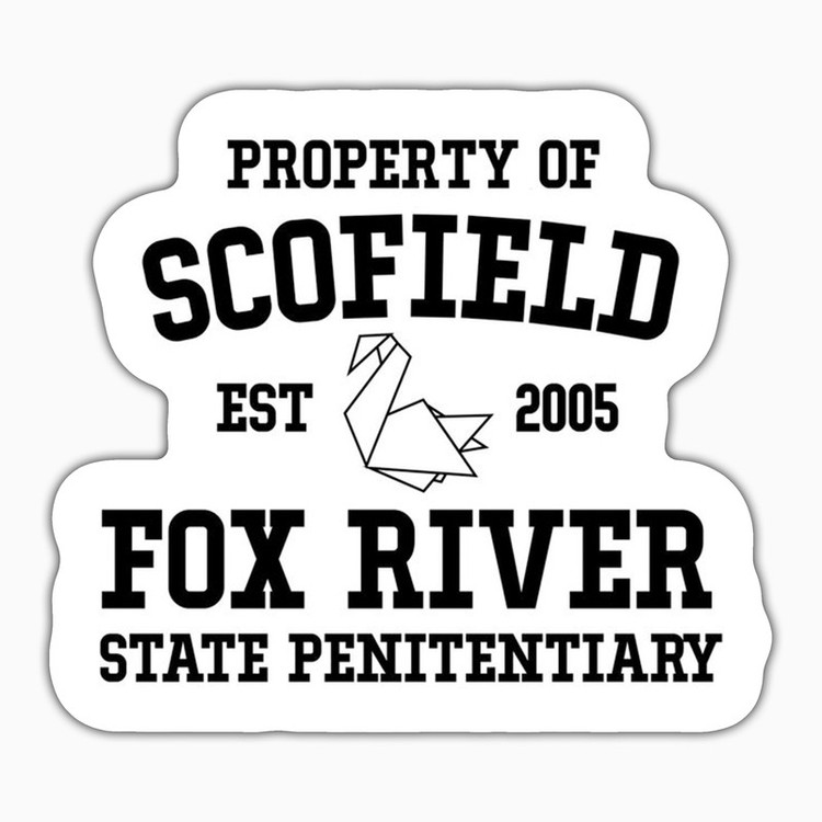 استیکر لپ تاپ و موبایل بووم طرح سریال فرار از زندان مدل Scofield کد LB29