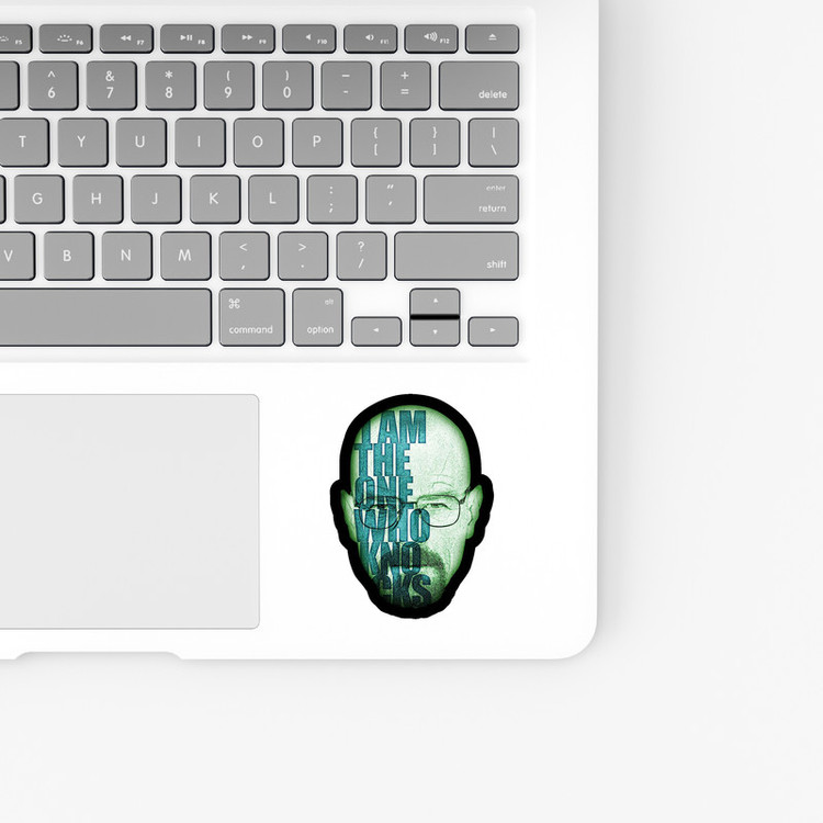 استیکر لپ تاپ و موبایل بووم طرح Walter White کد WR6