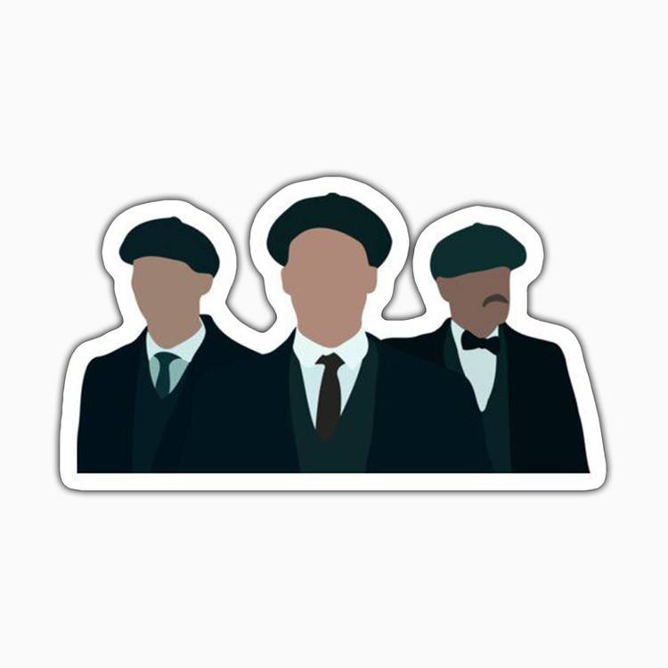 استیکر لپ تاپ و موبایل بووم طرح سریال Peaky Blinders کد WR3