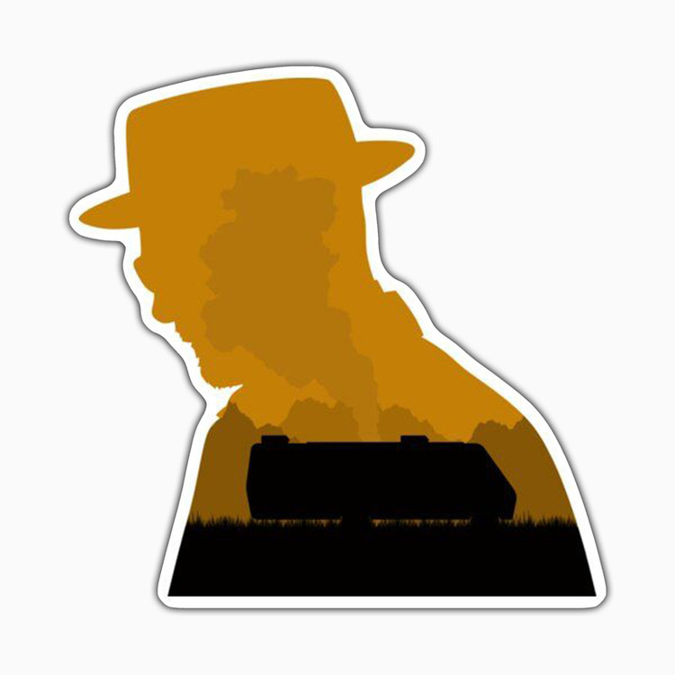 استیکر لپ تاپ و موبایل بووم طرح سریال Breaking Bad مدل Walter کد WRH8