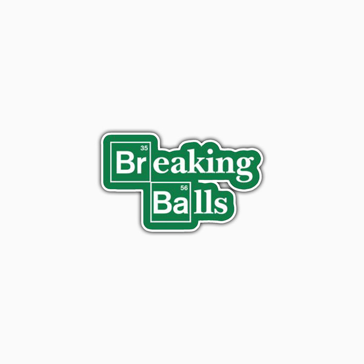 استیکر لپ تاپ و موبایل بووم طرح سریال Breaking Bad مدل Logo کد WR