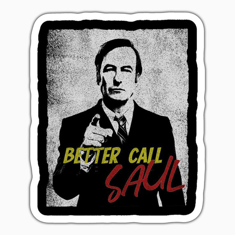 استیکر لپ تاپ و موبایل بووم طرح Better Call Saul کد WR17