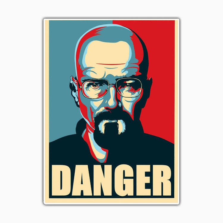 استیکر لپ تاپ و موبایل بووم طرح Walter White کد VR12