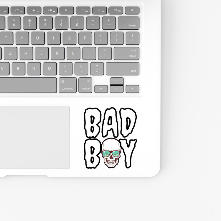 استیکر لپ تاپ و موبایل بووم طرح Bad Boy کد VR35