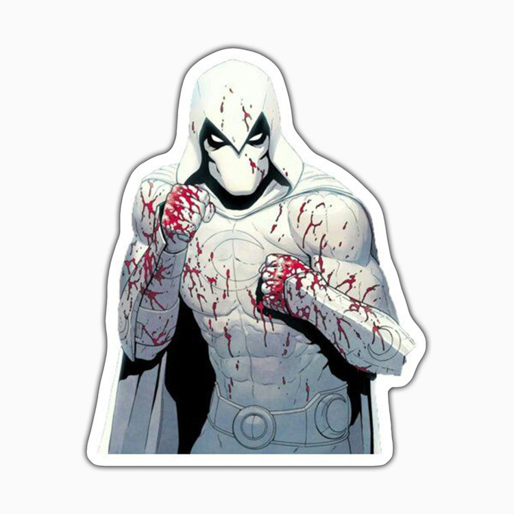استیکر لپ تاپ و موبایل بووم طرح Moon Knight کد FR145