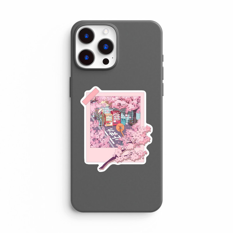 استیکر لپ تاپ و موبایل بووم طرح Tokyo Street کد UV002