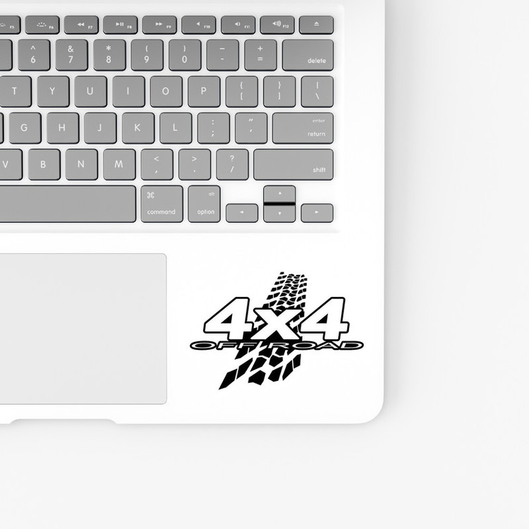 استیکر لپ تاپ و موبایل بووم طرح ماشین مدل Off Road 4x4 کد UV033