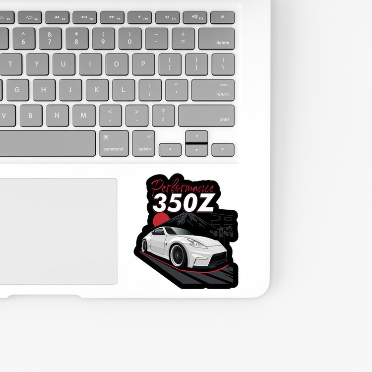 استیکر لپ تاپ و موبایل بووم طرح ماشین مدل Nissan 350z کد UV049