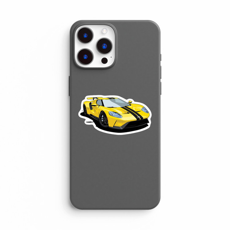 استیکر لپ تاپ و موبایل بووم طرح ماشین مدل Ford GT کد UV062