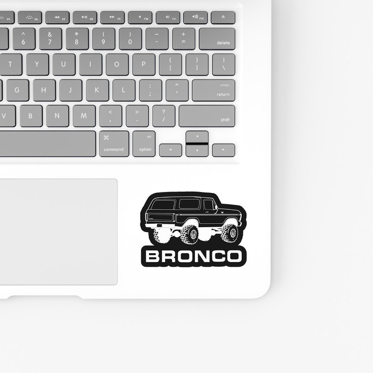 استیکر لپ تاپ و موبایل بووم طرح ماشین مدل Bronco کد UV059