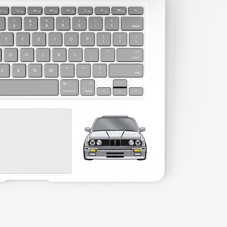استیکر لپ تاپ و موبایل بووم طرح ماشین مدل BMW کد UV052