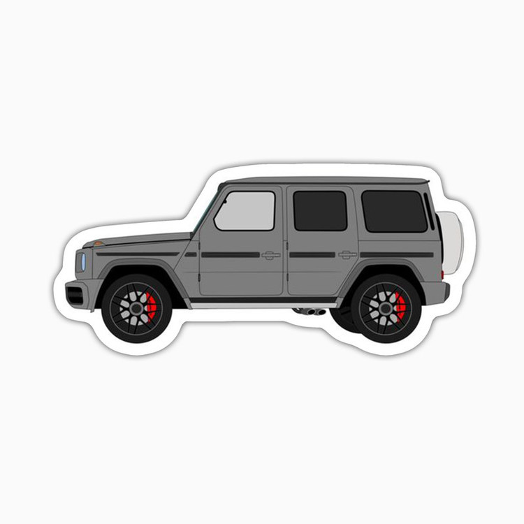 استیکر لپ تاپ و موبایل بووم طرح ماشین مدل Benz G class کد UV042