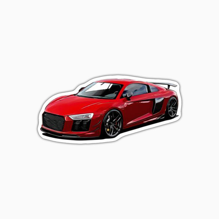 استیکر لپ تاپ و موبایل بووم طرح ماشین مدل Audi کد UV021
