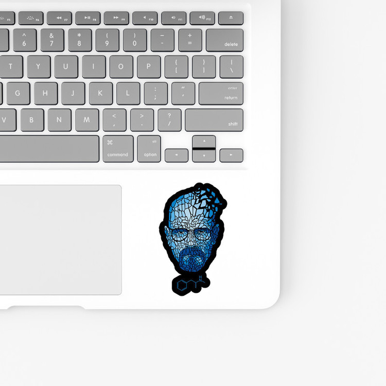 استیکر لپ تاپ و موبایل بووم طرح سریال Breaking Bad مدل Crystal Blue کد WR20