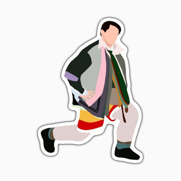 استیکر لپ تاپ و موبایل بووم طرح سریال Friends مدل Joey1 کد ET66