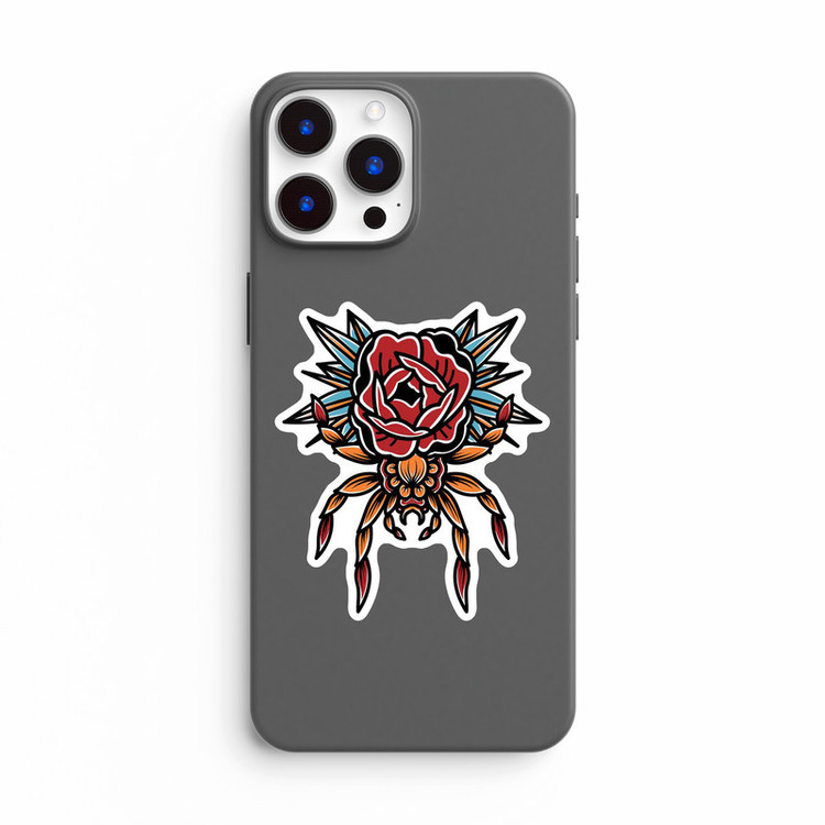 استیکر لپ تاپ و موبایل بووم طرح Flora Spider کد PS159