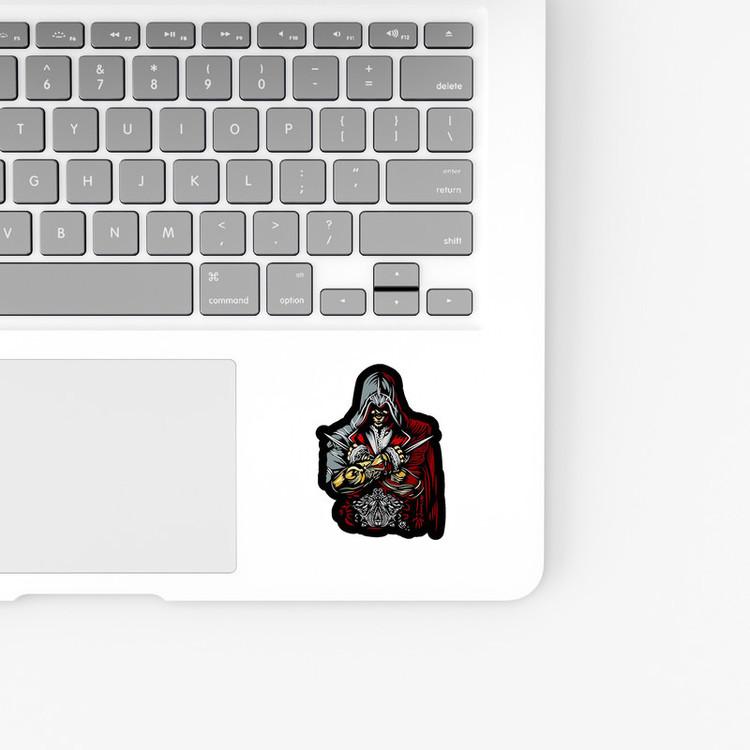 استیکر لپ تاپ و موبایل بووم طرح بازی کامپیوتری مدل Assassins Creed کد PS125