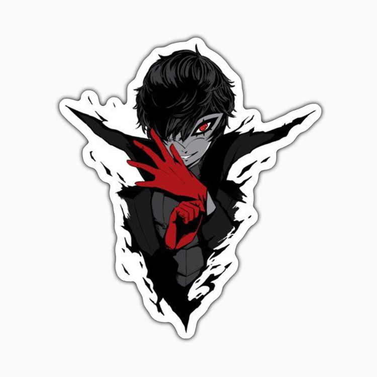 استیکر لپ تاپ و موبایل بووم طرح انیمه Persona مدل Joker کد PS115