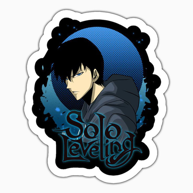 استیکر لپ تاپ و موبایل بووم طرح Anime Solo Leveling مدل Jingwoo کد PS84