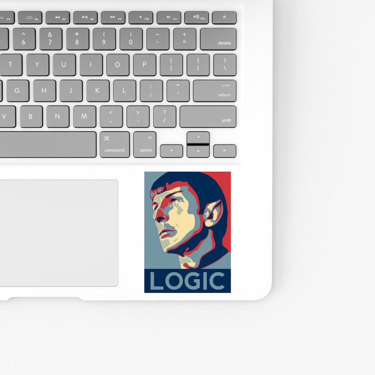 استیکر لپ تاپ و موبایل بووم طرح Logic مدل RB کد FR4