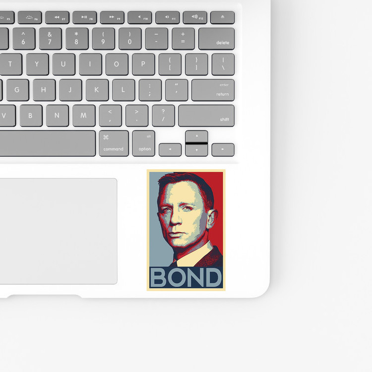 استیکر لپ تاپ و موبایل بووم طرح James Bond مدل RB کد FR2