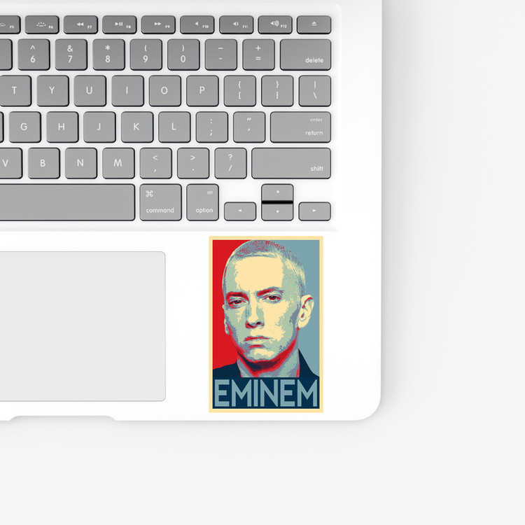 استیکر لپ تاپ و موبایل بووم طرح Eminem مدل RB کد FR36