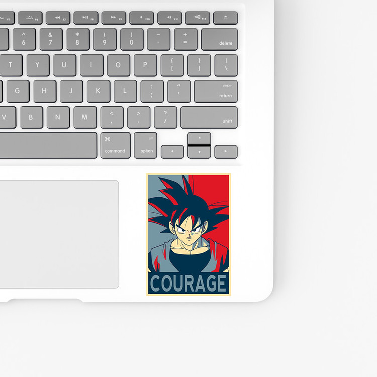 استیکر لپ تاپ و موبایل بووم طرح Anime Dragon BallZ مدل RB کد FR14