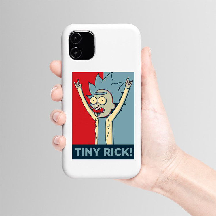 استیکر لپ تاپ و موبایل بووم طرح کارتونی مدل Tiny Rick کد TA1
