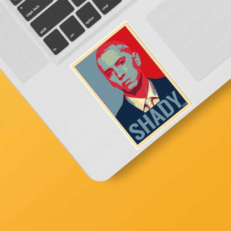 استیکر لپ تاپ و موبایل بووم طرح رپر معروف مدل Slim Shady کد TA31
