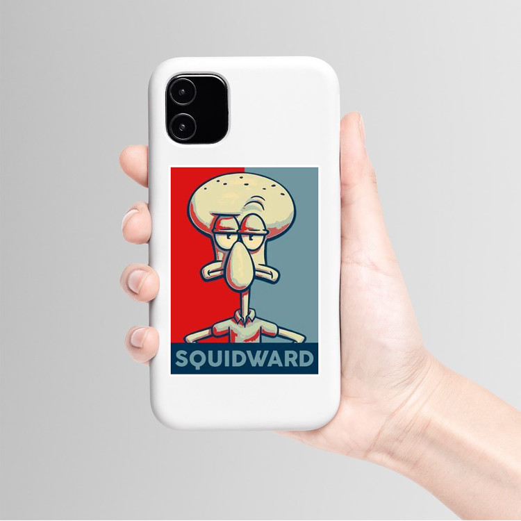 استیکر لپ تاپ و موبایل بووم طرح اختاپوس مدل Squidward کد TA36