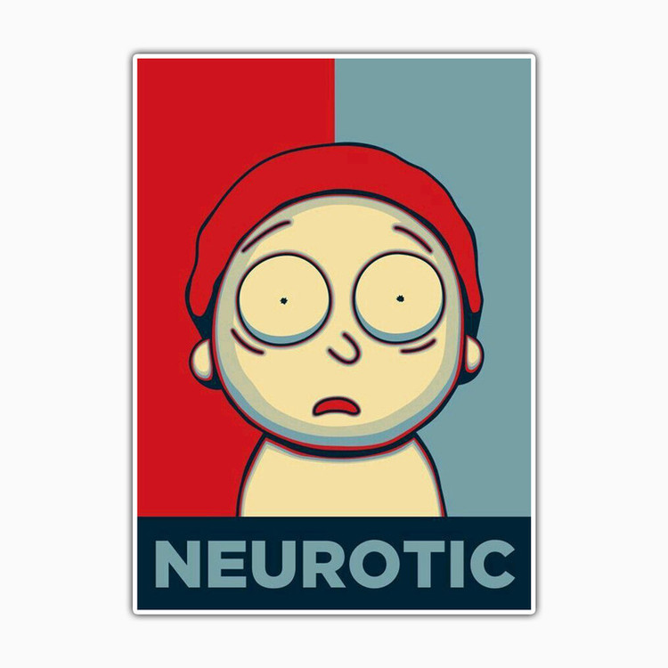 استیکر لپ تاپ و موبایل بووم طرح کارتونی مدل Morty Smith کد TA38