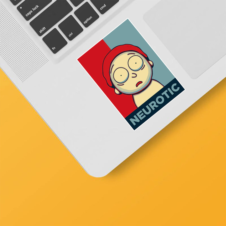 استیکر لپ تاپ و موبایل بووم طرح کارتونی مدل Morty Smith کد TA38