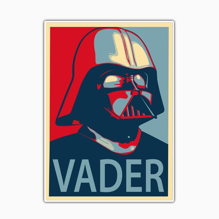 استیکر لپ تاپ و موبایل بووم طرح فیلم مدل Darth Vader کد TA19