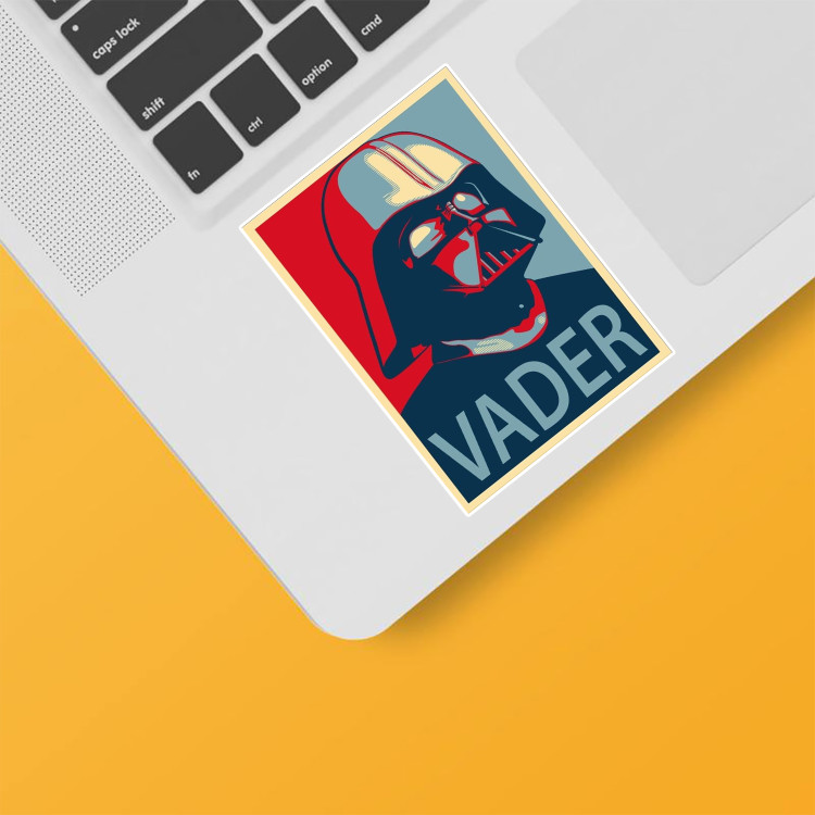 استیکر لپ تاپ و موبایل بووم طرح فیلم مدل Darth Vader کد TA19